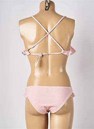 Costum de baie din două piese elasticitate top sutien modelat roz UNDIZ femeie