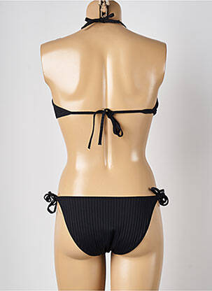 Costum de baie din două piese elasticitate sutien cupe întregi cu decolteu înalt negru POOLDAY femeie