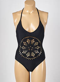 Costum de baie dintr-o singură piesă efect material satinat sutien cu susținere înaltă și burete detașabil negru MISSGUIDED femeie