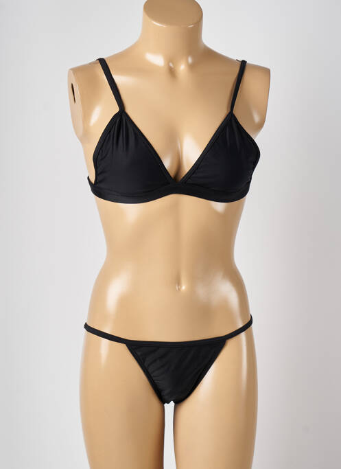 Costum de baie din două piese negru SANS MARQUE femeie