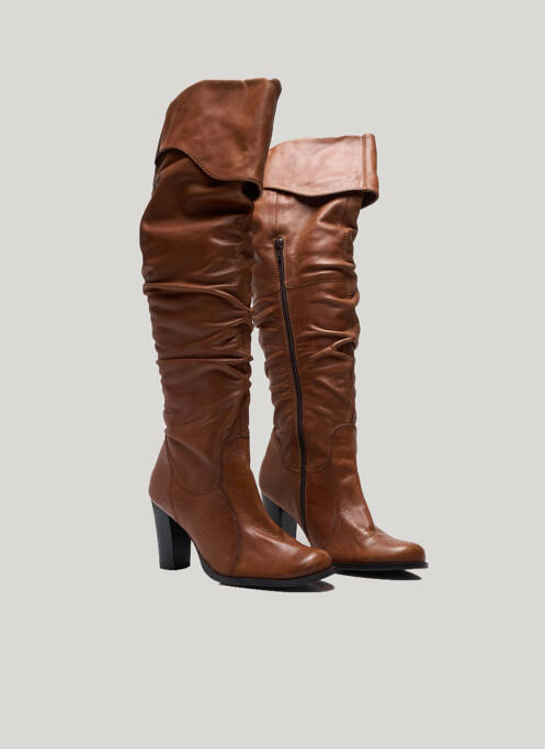 Cizme peste genunchi maro BASTA femeie