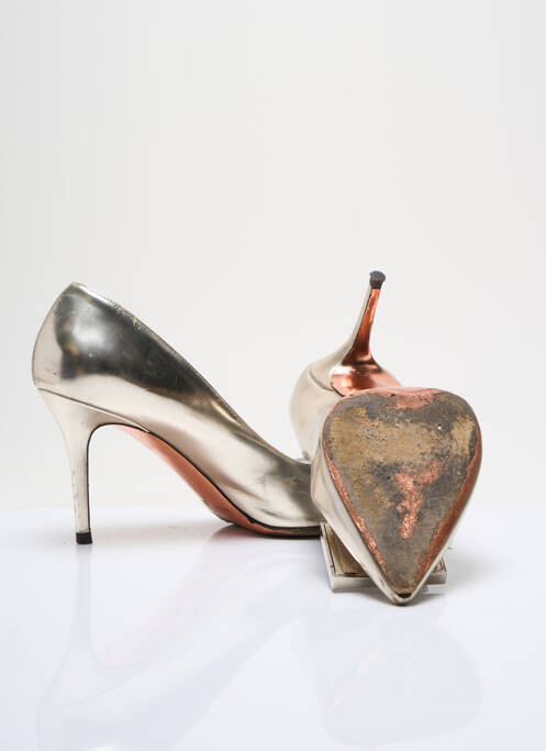 Pantofi cu toc auriu ACNE STUDIOS femeie