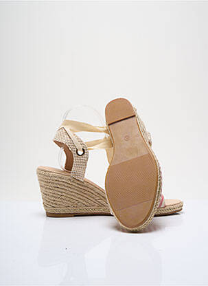 Espadrile închidere cu șireturi toc de 4 la 6 cm roz KIABI femeie