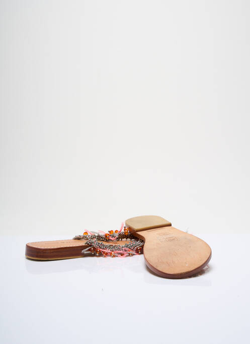 Șlapi argintiu AMBRE BABZOE femeie