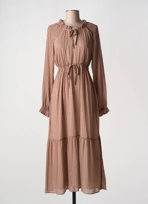 Rochie lungă roz C'EST BEAU LA VIE femeie