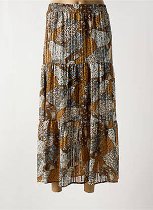 Fustă lungă maro LOLA ESPELETA femeie