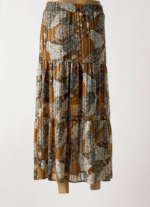 Fustă lungă maro LOLA ESPELETA femeie