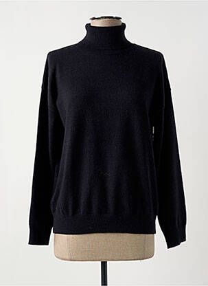 Pulover cu guler înalt albastru ARTLOVE femeie