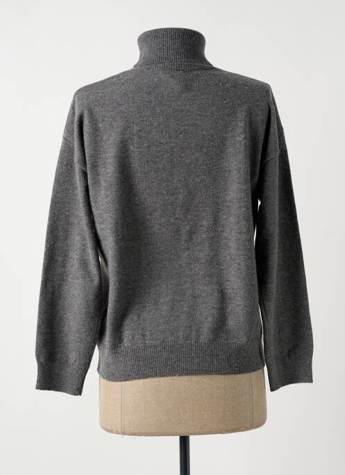 Pulover cu guler înalt gri ARTLOVE femeie