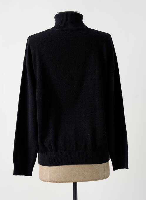 Pulover cu guler înalt albastru ARTLOVE femeie