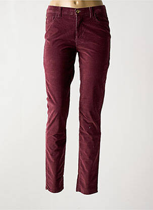 Pantalon slim conic mărime normală roșu TRUSSARDI JEANS femeie