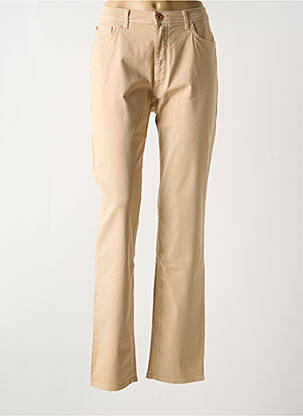 Pantalon slim bej TRUSSARDI JEANS femeie