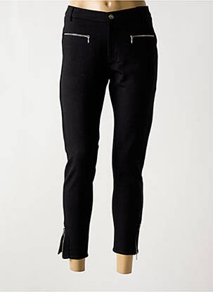 Pantalon 7/8 elasticitate mărime normală negru VOTRE NOM femeie