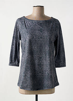 Top elasticitate mâneci 3/4 gri HENRIETTE D'AMOUR femeie