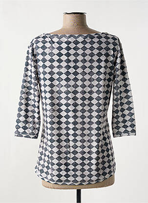 Top elasticitate mâneci 3/4 gri HENRIETTE D'AMOUR femeie