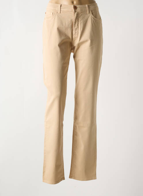 Pantalon slim bej TRUSSARDI JEANS femeie