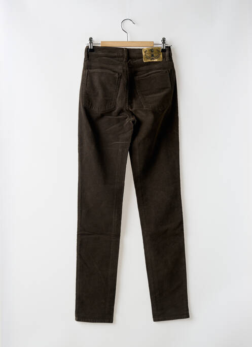 Pantalon slim maro TRUSSARDI JEANS femeie