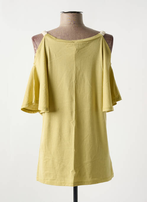 Tunică mâneci scurte verde 077 femeie