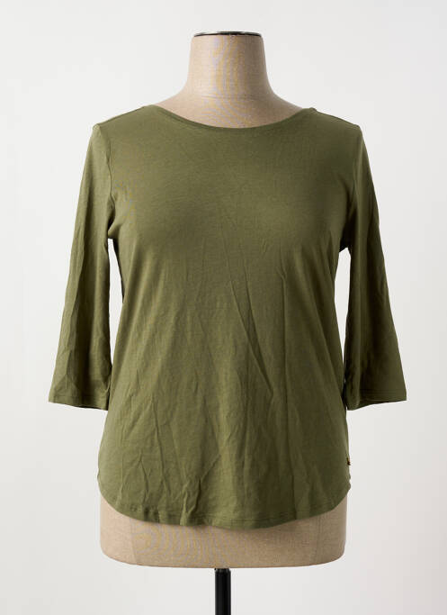 Tricou verde DES PETITS HAUTS femeie