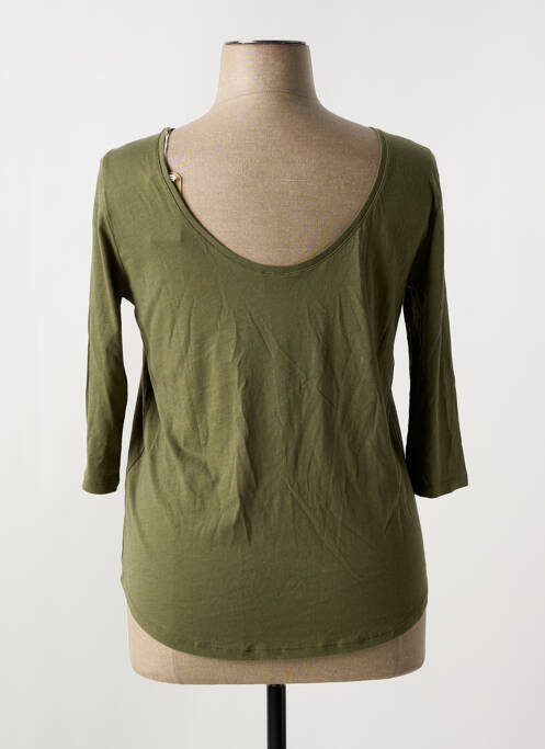 Tricou verde DES PETITS HAUTS femeie
