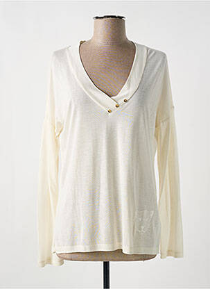 Top bej LE BOUDOIR D'EDOUARD femeie