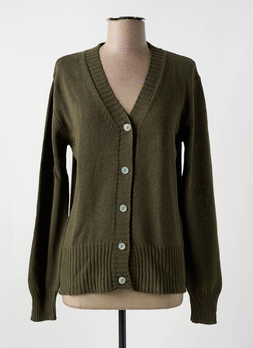 Vestă cu mâneci lungi verde LE BOUDOIR D'EDOUARD femeie