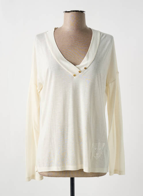 Top bej LE BOUDOIR D'EDOUARD femeie