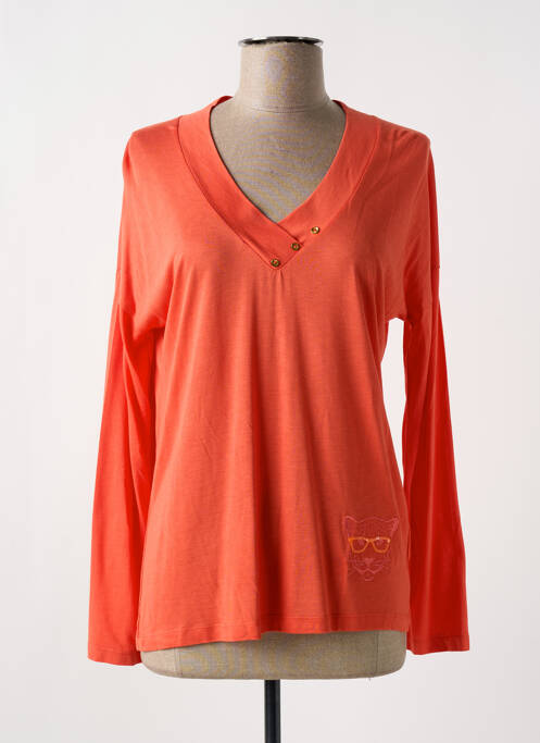 Top portocaliu LE BOUDOIR D'EDOUARD femeie