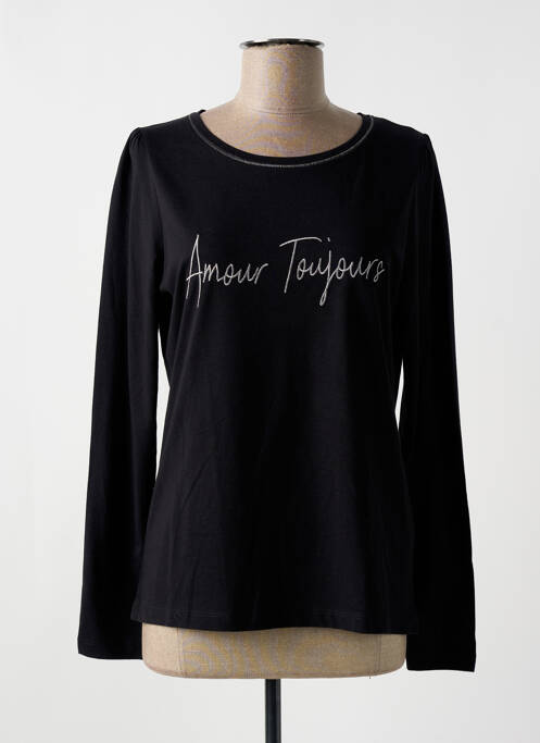 Top negru MISE AU GREEN femeie