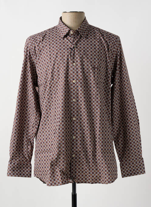 Cămașă cu mâneci lungi maro MISE AU GREEN bărbat