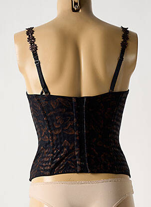 Corset sutien balconet cu decolteu înalt negru MARIE JO femeie