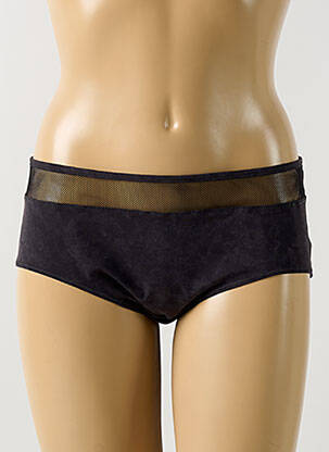 Shorty efect material satinat gri MARIE JO femeie