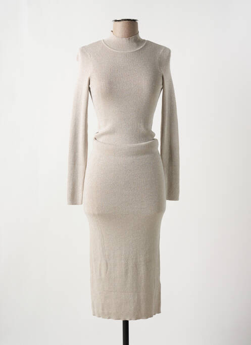 Rochie pulover bej TIFFOSI femeie