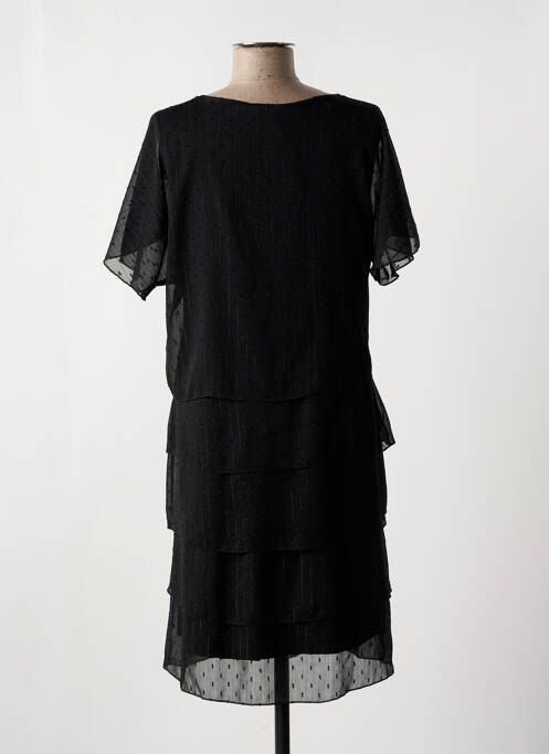 Rochie midi negru HALOGENE femeie