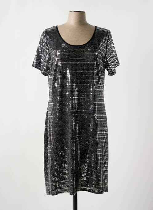 Rochie midi negru HALOGENE femeie