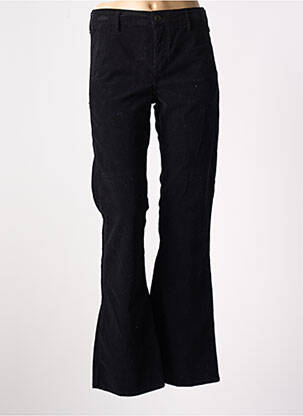 Pantalon evazat elasticitate mărime normală negru HAPPY femeie