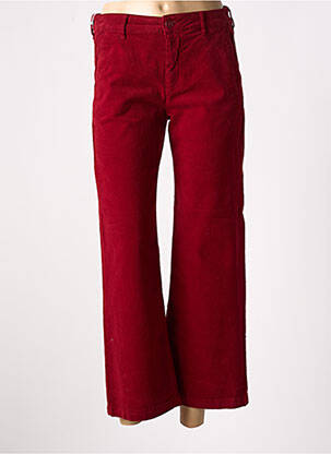 Pantalon 7/8 elasticitate mărime normală roșu HAPPY femeie