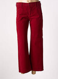 Pantalon 7/8 elasticitate mărime normală roșu HAPPY femeie