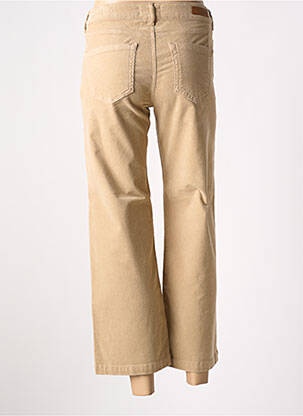 Pantalon 7/8 elasticitate mărime normală bej HAPPY femeie