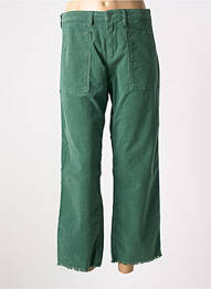 Pantalon 7/8 talie înaltă talie înaltă verde HAPPY femeie