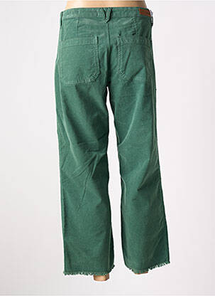 Pantalon 7/8 talie înaltă talie înaltă verde HAPPY femeie
