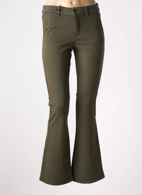 Blugi cu croială evazată verde HAPPY femeie