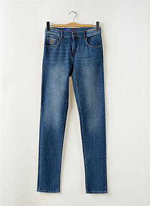 Blugi skinny albastru TRUSSARDI JEANS bărbat