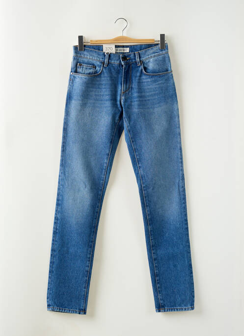 Blugi cu croială slim albastru TRUSSARDI JEANS bărbat