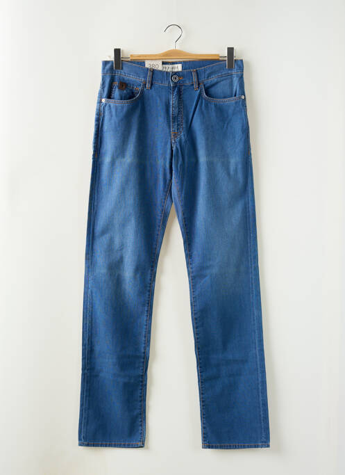 Blugi cu croială dreaptă albastru TRUSSARDI JEANS bărbat