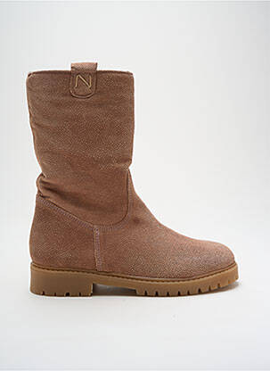 Botine/ghete material neted toc mic roz NÖRVIK fată