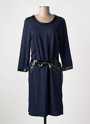 Rochie midi mâneci lungi mâneci lungi albastru PAUL BRIAL femeie