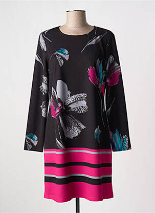 Rochie scurtă mâneci lungi mâneci lungi negru DIVAS femeie