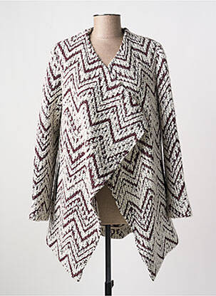 Palton lung violet LAUREN VIDAL femeie