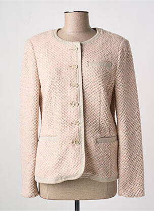 Jachete elegante buzunare roz ROFA FASHION GROUP femeie